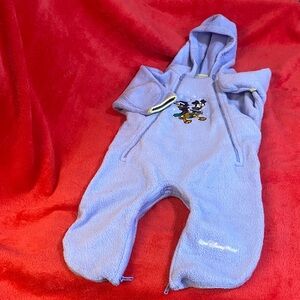 🍀3/$40🍀 Disney Blue Fleece Footie with Mickey Design